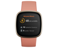 Google Fitbit Versa 3 złoto różowa + Fitbit Premium - 587720 - zdjęcie 3